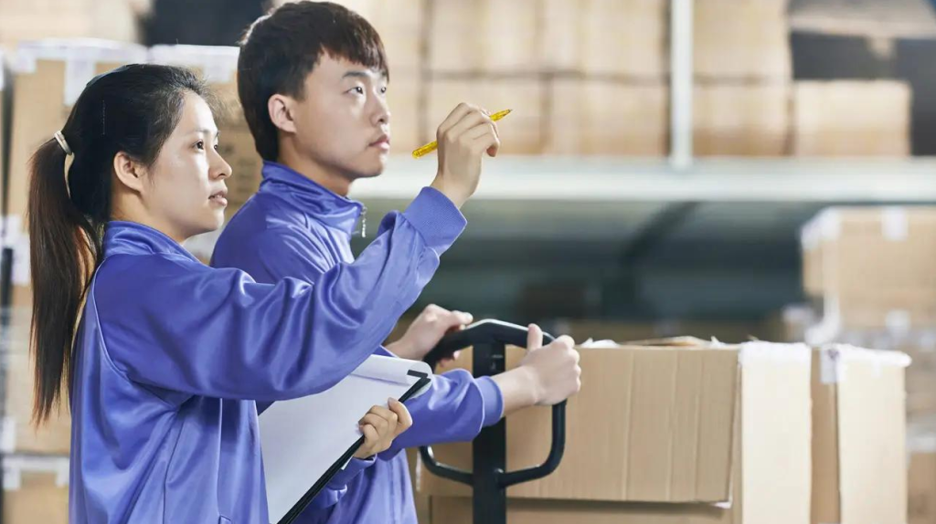 Office environment of international logistics company