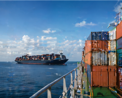 Sea freight shipping containers from China to global ports